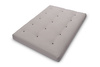 Materac 140x200 naturalny z wełną, kokosem i 2x lateks - Futon Pascall Comfort Wool Szary
