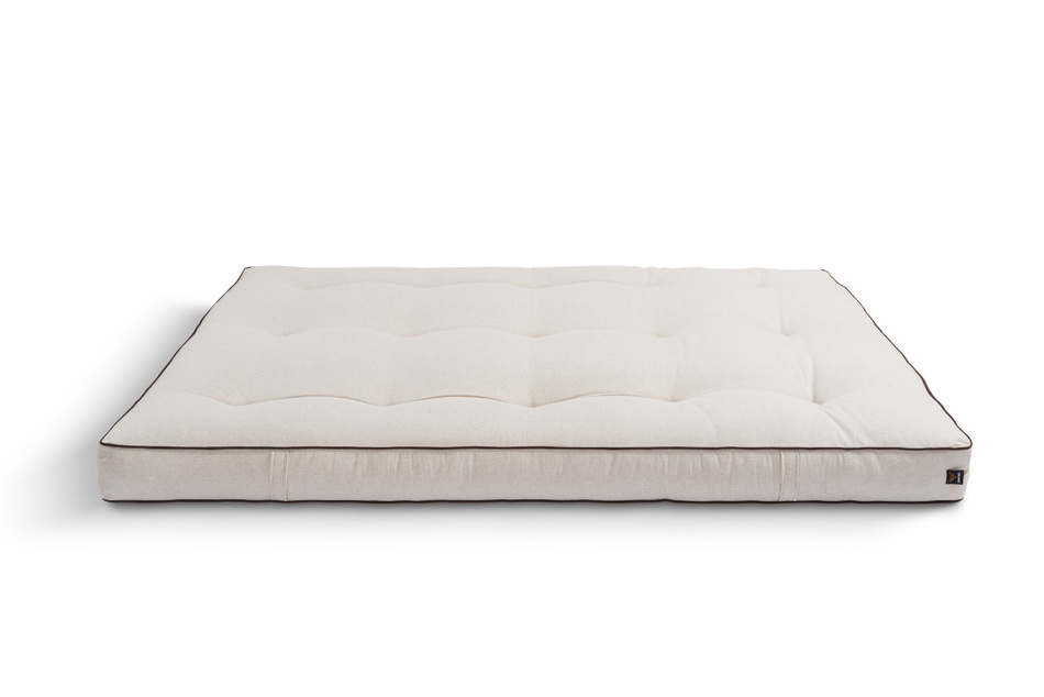 Materac 120x200 naturalny - Futon Pascall Medium Natural Kedro Len