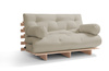 Sofa ogrodowa 180x200 rozkładana - Freedom Classic - Pascall Futon Gris