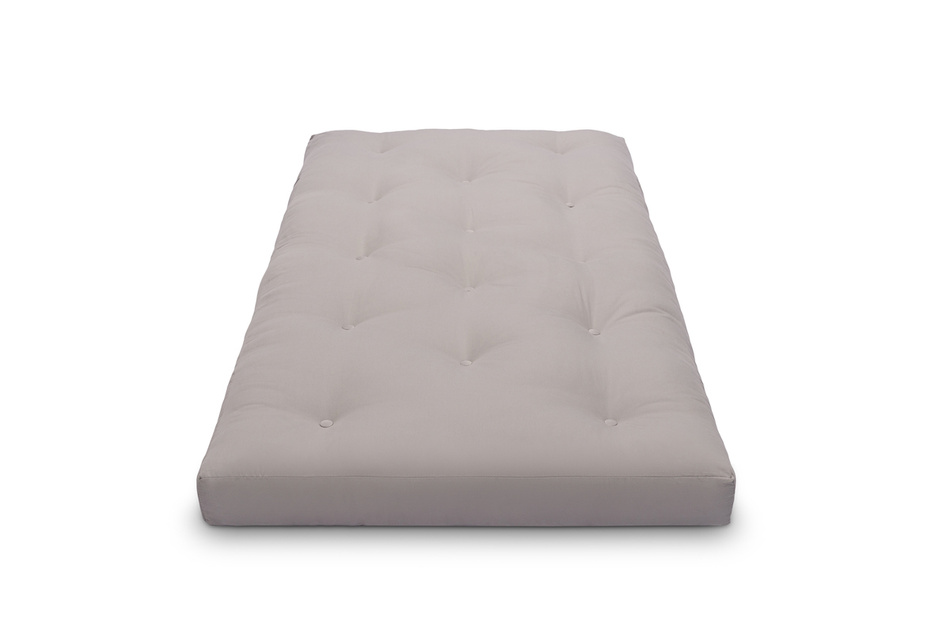 Materac 90x200 naturalny z lateksem - Futon Pascall Slim Duo Latex Szary