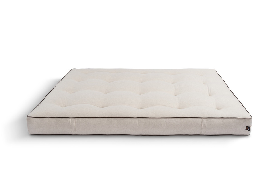 Materac 180x200 naturalny z wełną, kokosem i 2x lateks - Futon Pascall Comfort Wool Kedro Len
