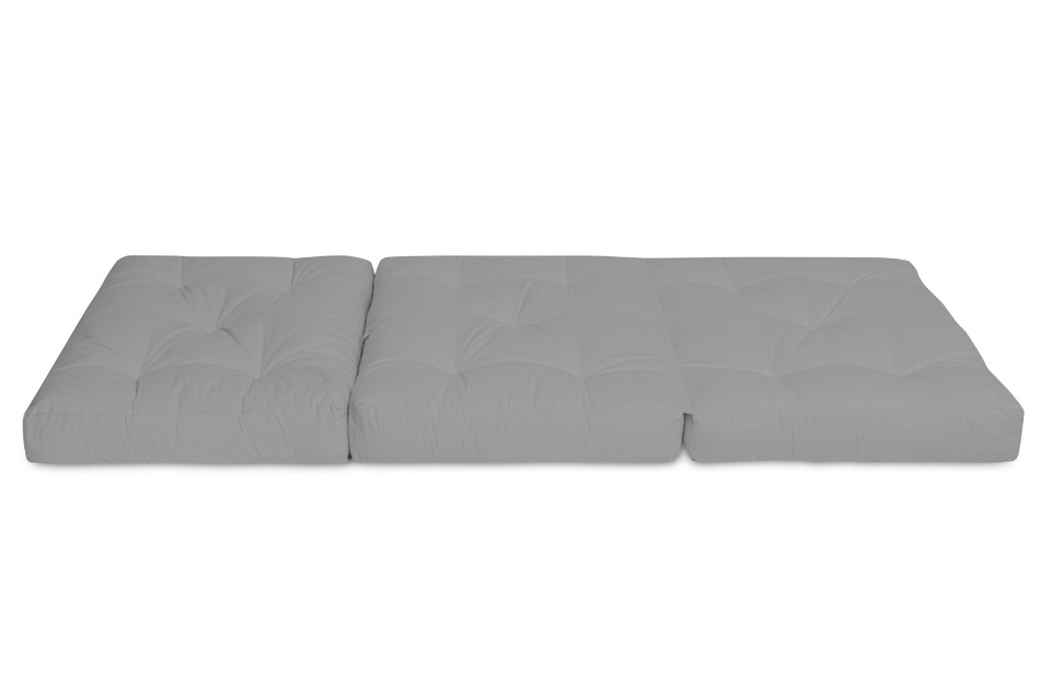 Materac Składany 70x200 z lateksem - Futon Pascall Flex Latex Gołębi Popiel