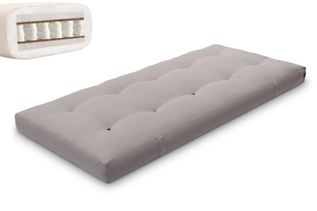 Materac 90x200 - Futon Hybrid Pocket H4 - Pascall Szary