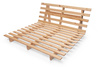 Sofa rozkładana 160x200 - Slim Basic Classic - Pascall Futon Gołębi Popiel