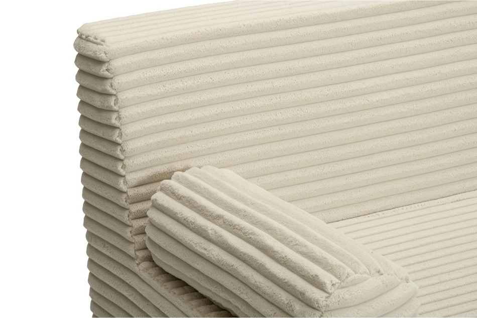 Sofa rozkładana flexio 140x200 - Pascall - sztruksowy Kremowy