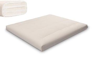 Materac 180x200 naturalny z lateksem - Futon Pascall Comfort Trio Latex Ecru