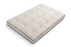 Materac 140x200 naturalny z lateksem - Futon Pascall Medium Duo Latex Kedro Len