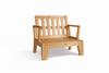 Fotel Sakura - Pascall Futon Bordowy