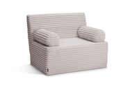 Sofa flexio 85x200 - Pascall - sztruksowy Jasno Szary