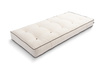 Materac 90x200 naturalny z lateksem - Futon Pascall Comfort Trio Latex Wool Kedro Ecru