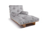 Sofa rozkładana 90x200 - Slim Comfort Classic - Pascall Futon Gołębi Popiel