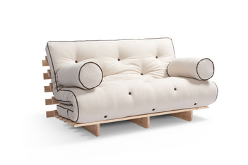 Sofa rozkładana 140x200 - Slim Basic Kedro Classic  - Pascall Futon Len