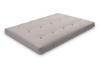 Materac 140x200 naturalny z wełną, kokosem i 2x lateks - Futon Pascall Comfort Wool Szary