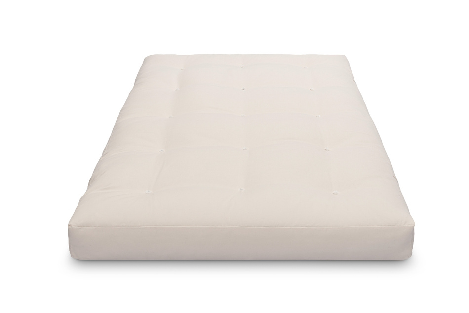 Materac 120x200 naturalny z lateksem i 2x kokosem - Futon Pascall Comfort Relax Hard Ecru