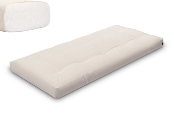 Materac 90x200 naturalny - Futon Pascall Comfort Natural Ecru