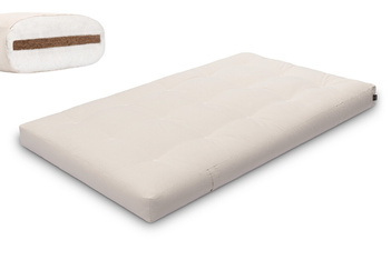 Materac 120x200 naturalny z kokosem - Futon Pascall Medium Coco Ecru