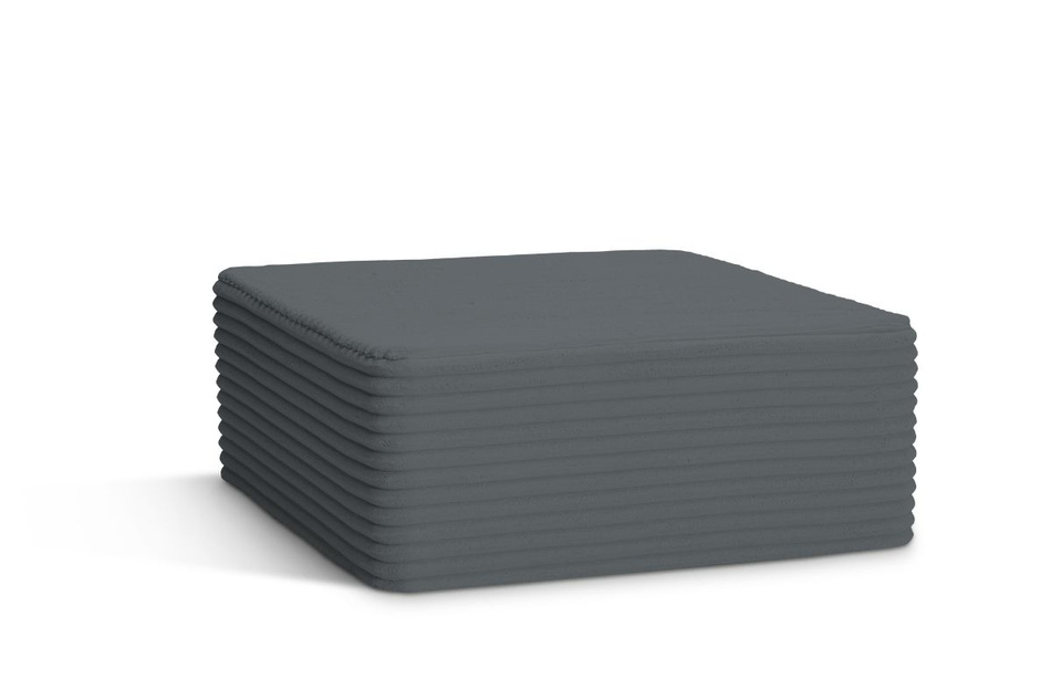 Pufa flexio 85x85 - Pascall - sztruksowy Antracytowy