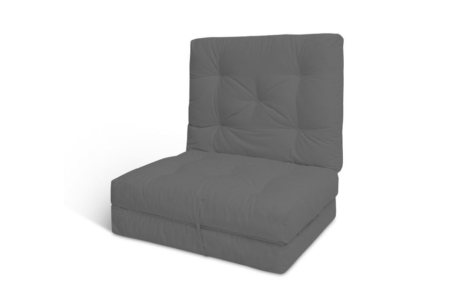 Materac Składany 70x200 - Futon Pascall Flex Natural Szary