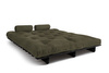 Sofa rozkładana 160x200 - Slim Comfort Black - Pascall Futon Khaki
