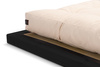 Pascall Łóżko Drewniane 120x200 - Zen Black Tatami