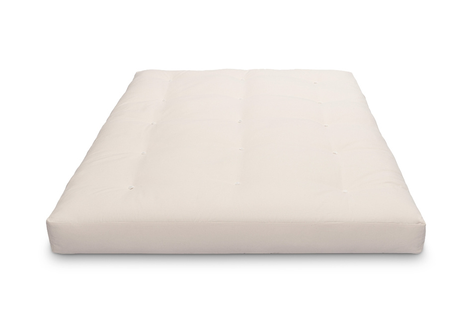 Materac 140x200 naturalny z lateksem i 2x kokosem - Futon Pascall Comfort Relax Hard Ecru