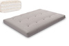 Materac 140x200 naturalny z lateksem - Futon Pascall Comfort Trio Latex Wool Szary
