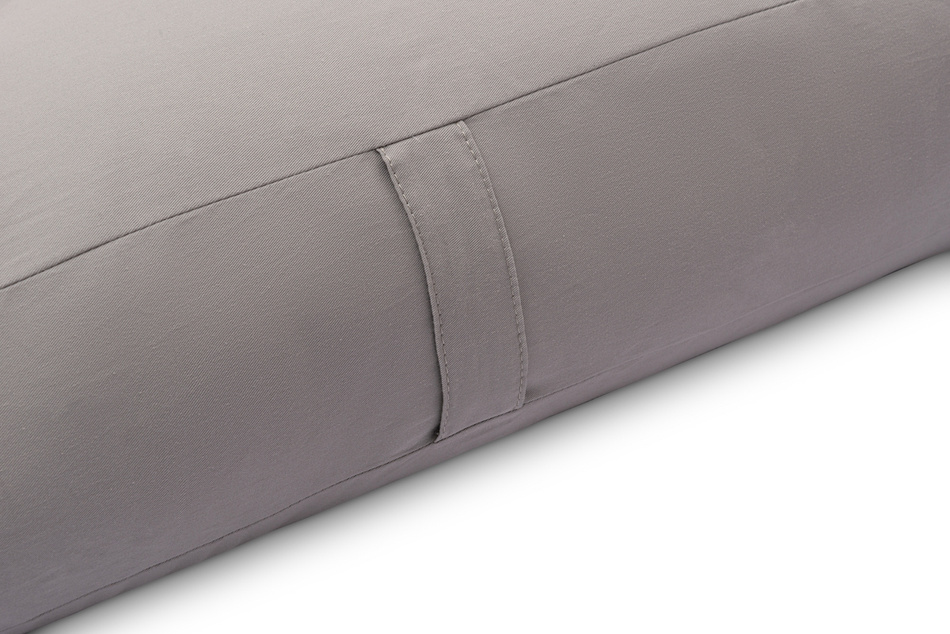 Materac 120x200 naturalny z kokosem i 2x lateks - Futon Pascall Comfort Relax Szary