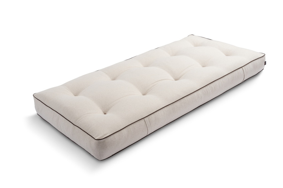 Materac 90x200 naturalny z lateksem - Futon Pascall Comfort Trio Latex Kedro Len