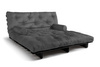 Sofa rozkładana 180x200 - Slim Basic Black - Pascall Futon Szary