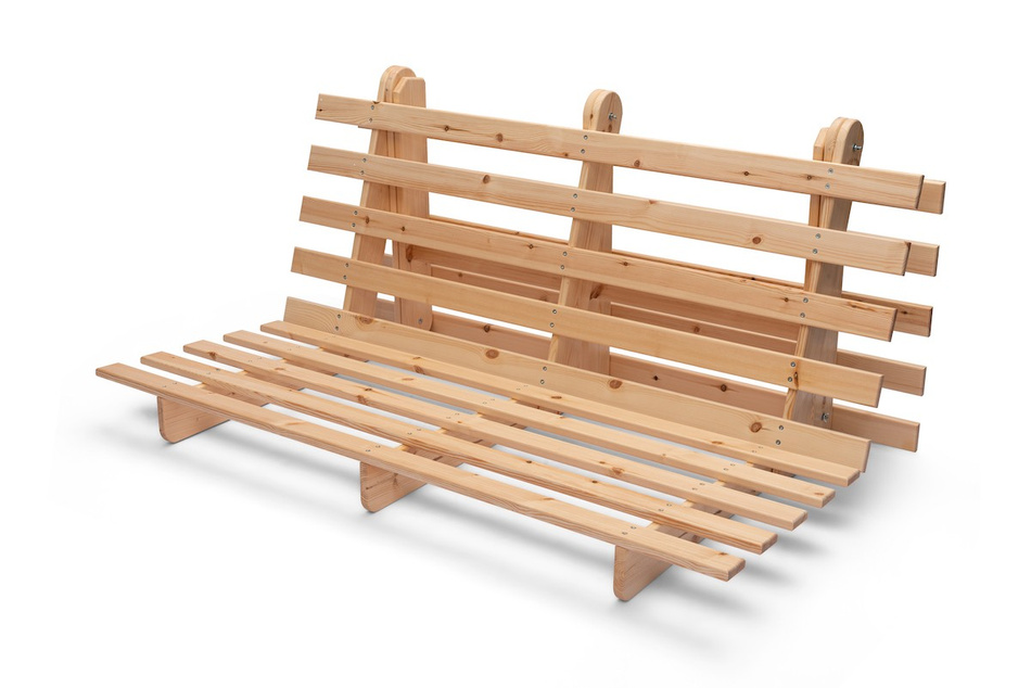 Sofa rozkładana 160x200 - Slim Basic Classic - Pascall Futon Gołębi Popiel