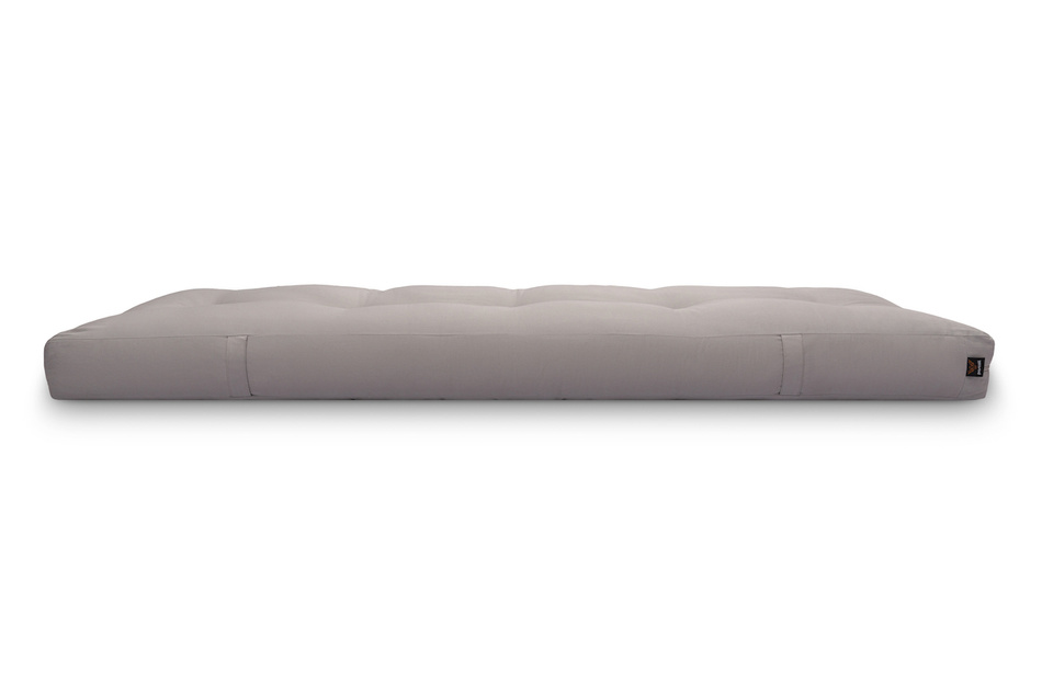 Materac 90x200 naturalny z lateksem - Futon Pascall Comfort Trio Latex Wool Szary