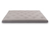 Materac 160x200 naturalny - Futon Pascall Slim Natural Szary