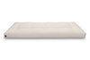 Materac 90x200 naturalny z lateksem i 2x kokosem - Futon Pascall Comfort Relax Hard Ecru