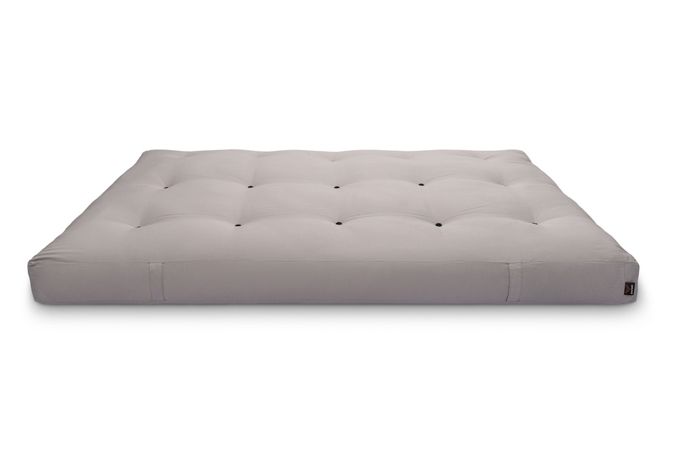 Materac 140x200 naturalny z lateksem - Futon Pascall Comfort Trio Latex Wool Szary