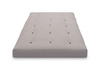 Futon Pascall Medium Latex - Materac 120x200 Szary - naturalny z lateksem