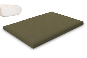 Materac 140x200 naturalny - Futon Pascall Slim Natural Khaki