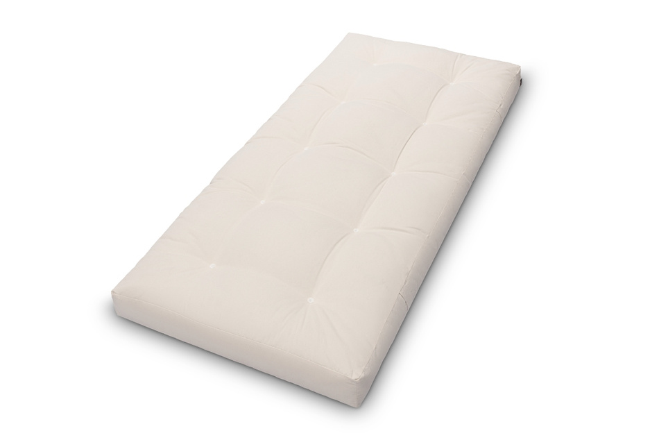 Materac 90x200 naturalny z lateksem i 2x kokosem - Futon Pascall Comfort Relax Hard Ecru
