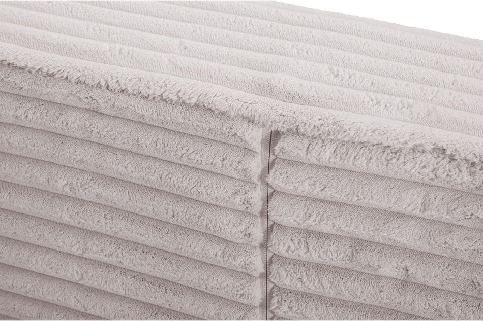 Sofa rozkładana flexio 140x200 - Pascall - sztruksowy Jasno Szary