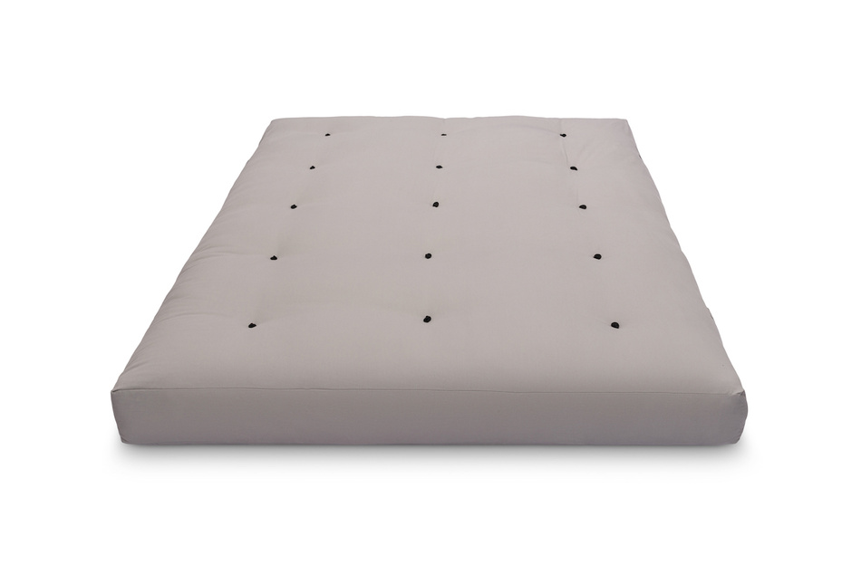 Materac 140x200 naturalny z lateksem - Futon Pascall Comfort Trio Latex Wool Szary