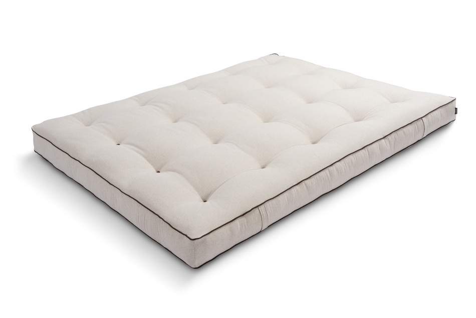 Materac 180x200 naturalny - Futon Pascall Medium Natural Kedro Len