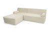 Narożnik z funkcją spania Flexio - Pascall - sztruksowy Kremowy