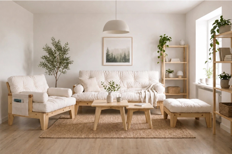 Komplet Stolików Kawowych Sakura - Pascall 60x40 i 90x60