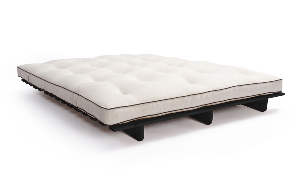 Sofa rozkładana 160x200 - Slim Exclusive Kedro Black  - Pascall Futon Len