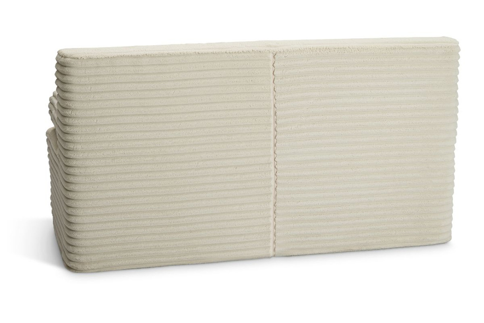 Sofa rozkładana flexio 140x200 - Pascall - sztruksowy Kremowy