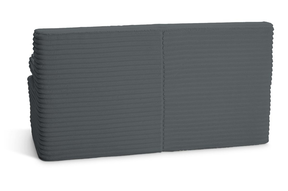 Sofa rozkładana flexio 140x200 - Pascall - sztruksowy Antracytowy