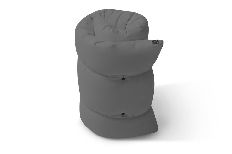 Futon Pascall Travel Natural - Materac 90x200 Szary - naturalny