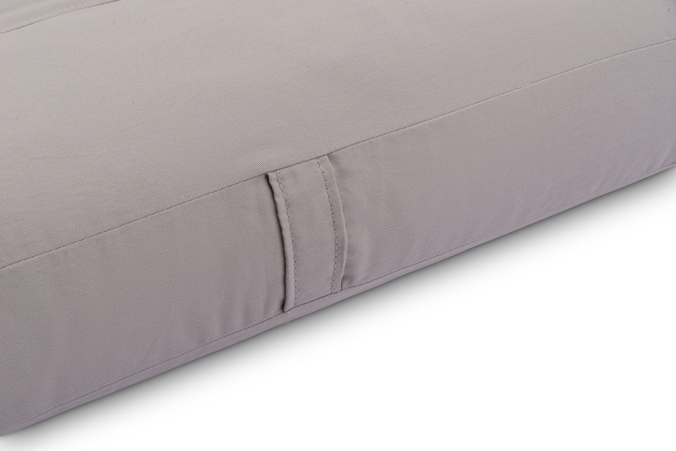 Materac 140x200 naturalny - Futon Pascall Slim Natural Szary