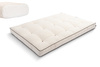 Materac 140x200 naturalny - Futon Pascall Medium Natural Kedro Ecru