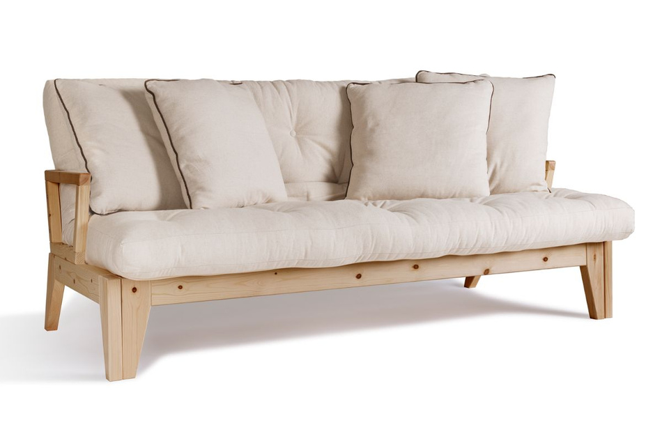 Sofa rozkładana 200 cm - Sakura - Pascall Futon Len