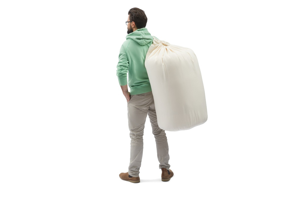 Futon Pascall Travel Natural - Materac 90x200 Czarny - naturalny